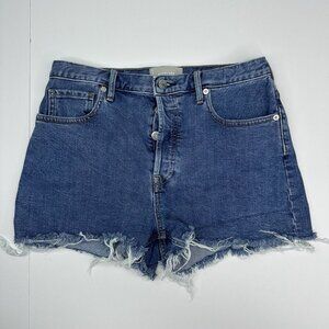 Everlane Women’s Blue‎ The Cheeky Jean Cut-Off Shorts W28-30/L2